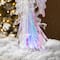 Glitzhome® 12" Acrylic Lighted Tabletop Angel Figurine